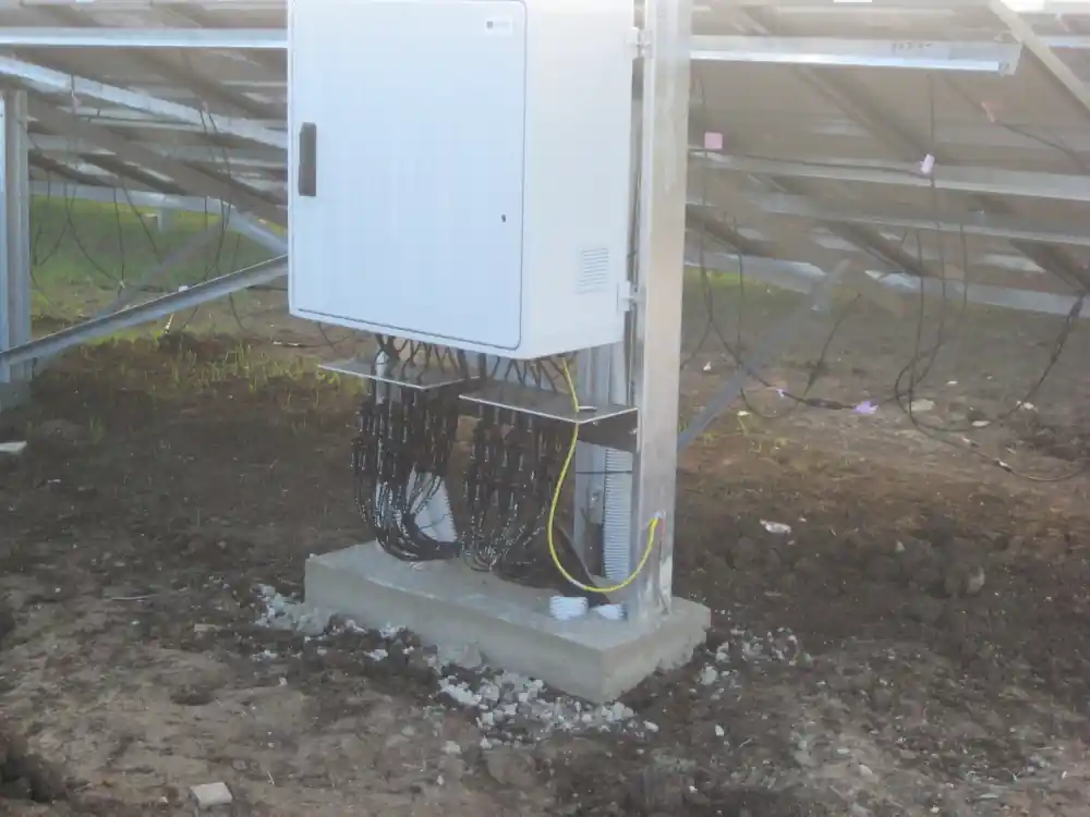 Impianto elettrico completato