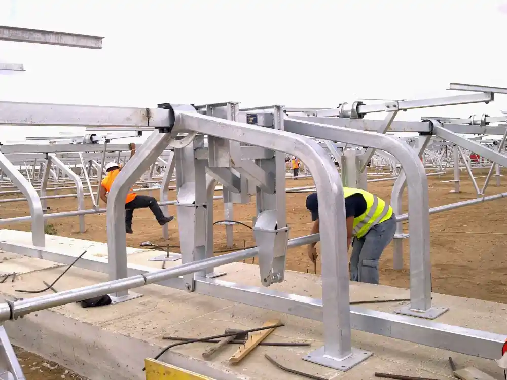 Supporti pannelli fotovoltaici installati