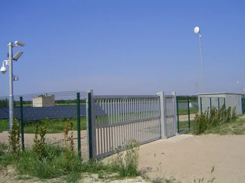 Telecamera CCTV impianto solare